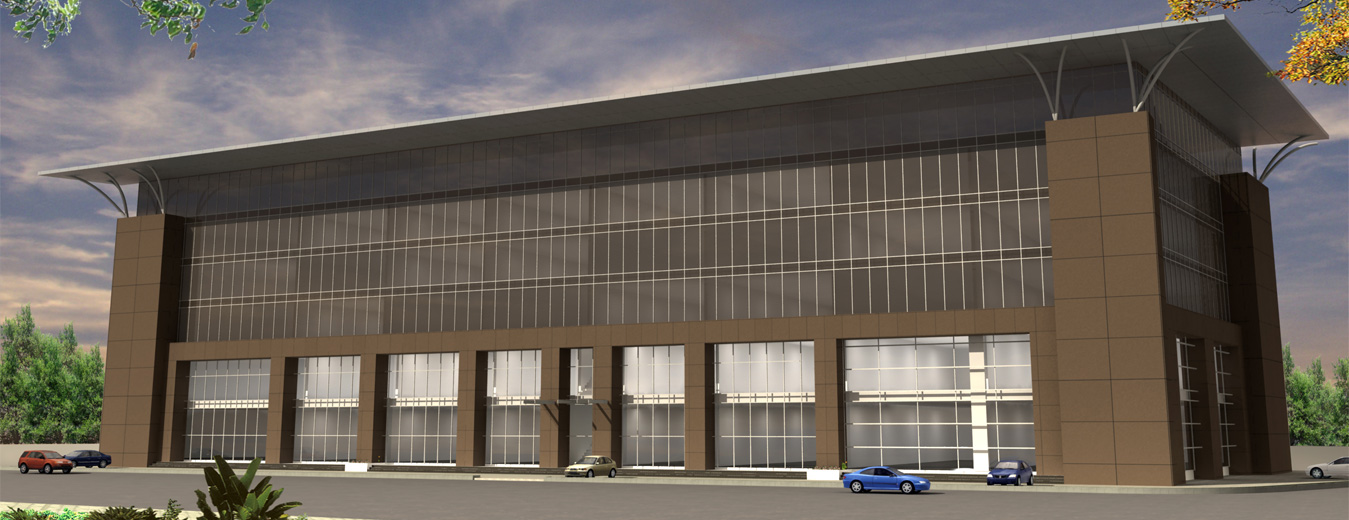 Shivalik Western modern commercial facade view slider 1