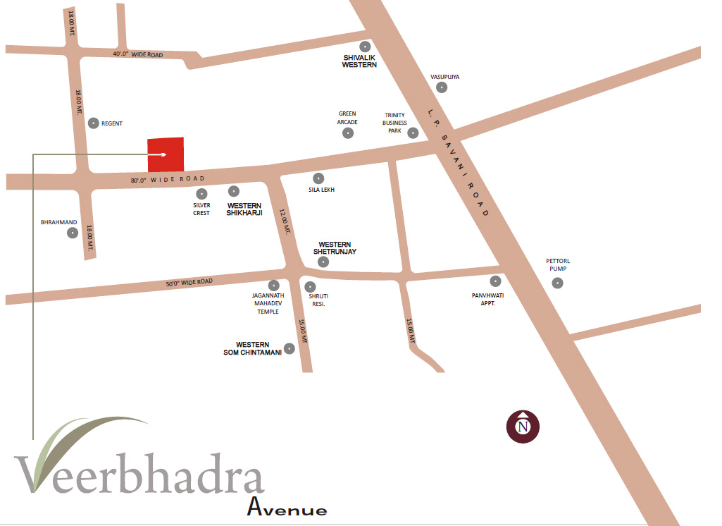 Veerbhadra Avenue Project Location Map and Connectivity