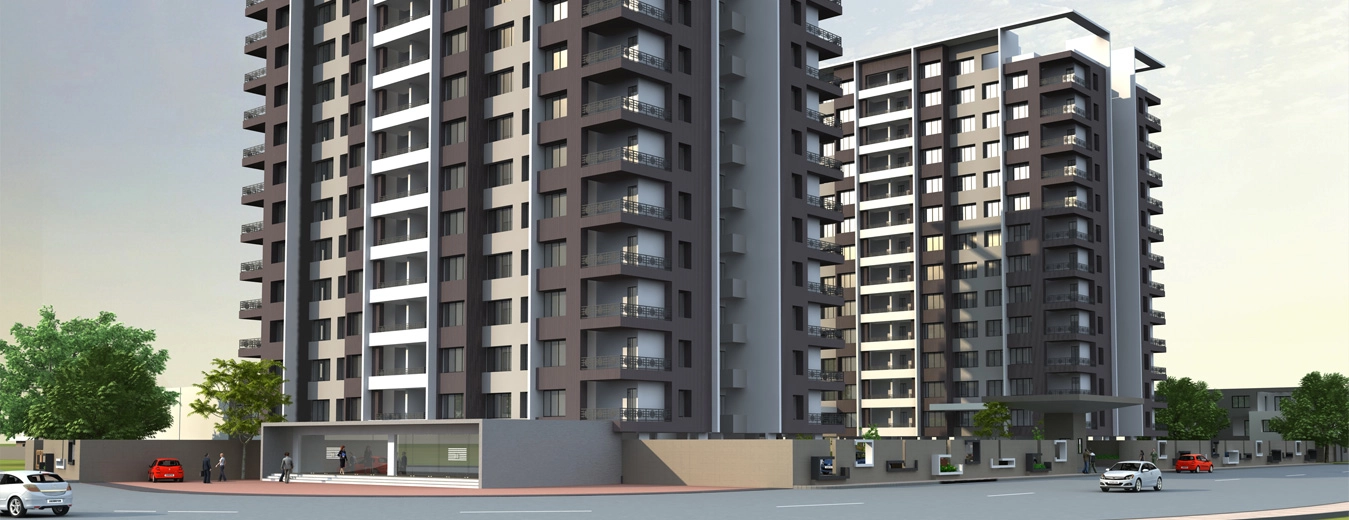 Western Height architectural elevation and modern apartment facade