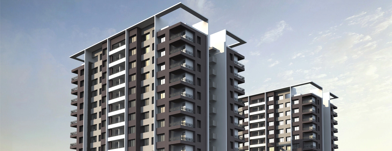 Western Height luxury residential apartment building exterior view